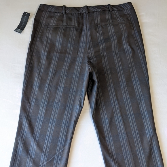 Worthington Modern Fit Straight Leg Trouser Pants with Stripes Women's Size 8 - Picture 10 of 11